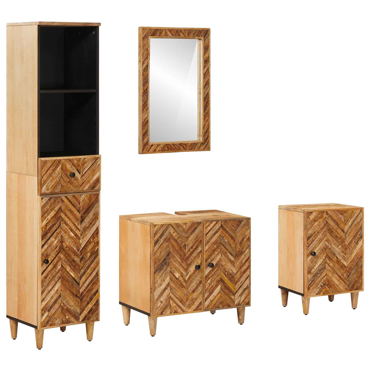 Ensemble de Meubles de Salle de Bain 4 pièces