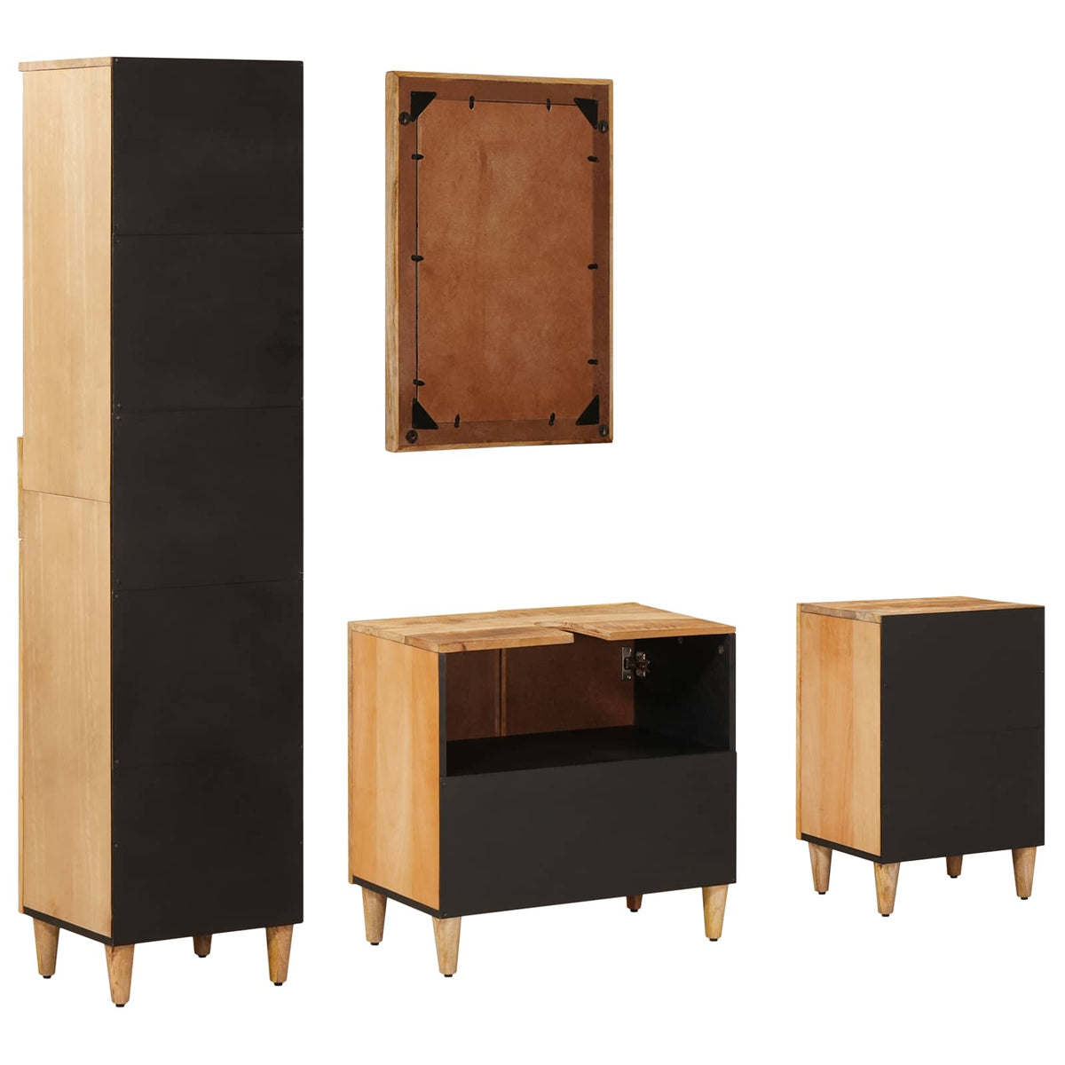 Ensemble de Meubles de Salle de Bain 4 pièces