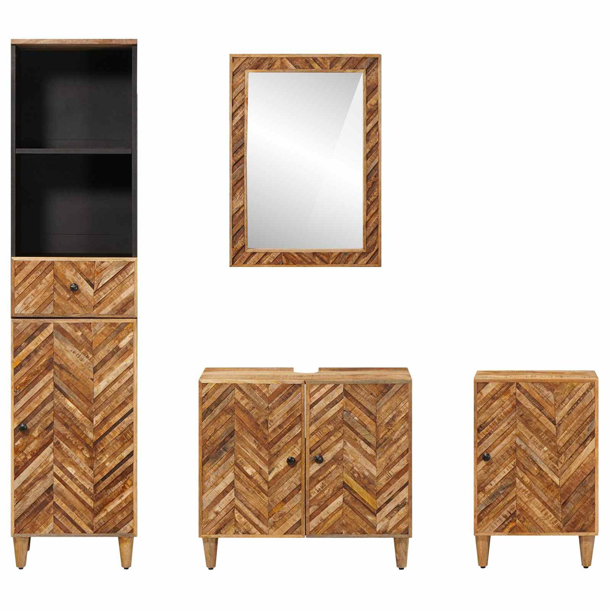 Ensemble de Meubles de Salle de Bain 4 pièces