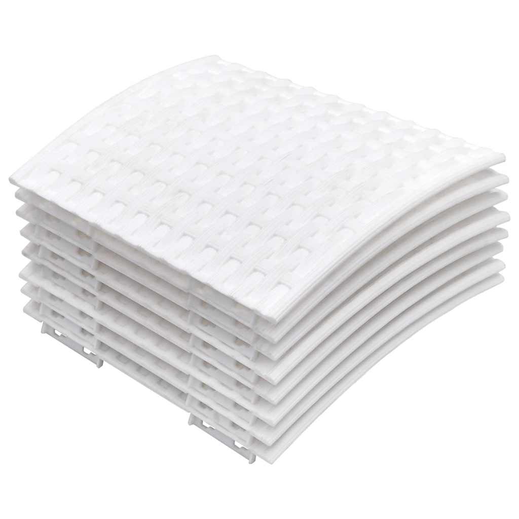 Jupe de sapin de Noël blanc Ø65x23 cm plastique - XIOS