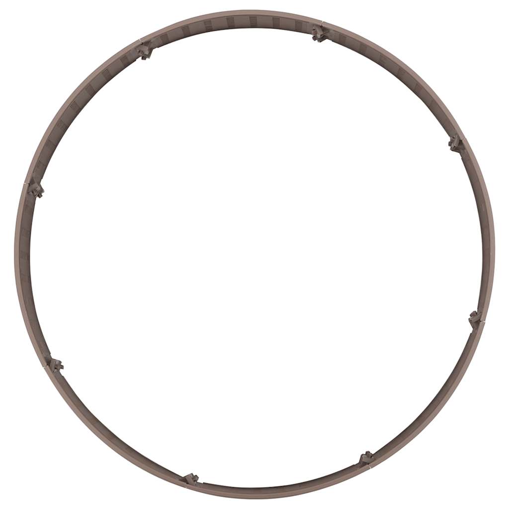 Jupe de sapin de Noël marron Ø65x23 cm plastique