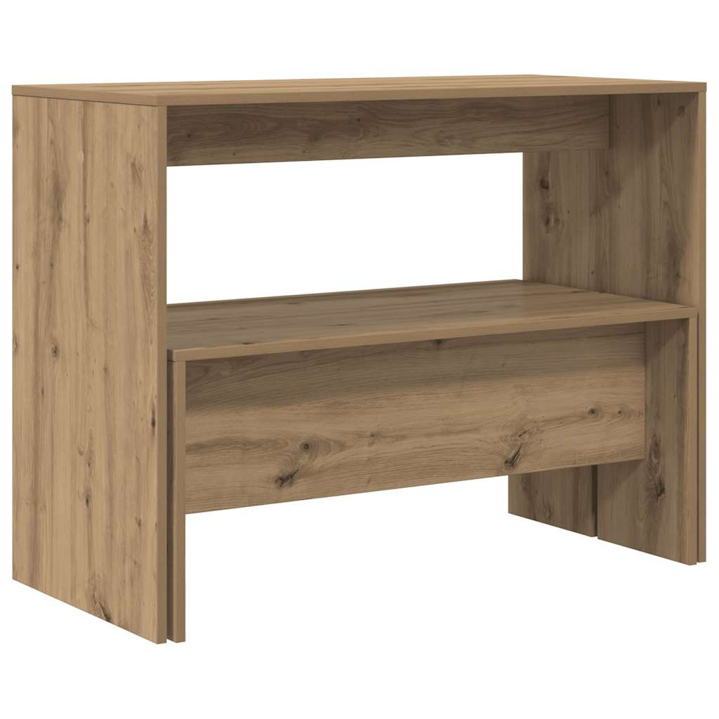 Ensemble table à manger et bancs 3 pcs bois d'ingénierie - XIOS