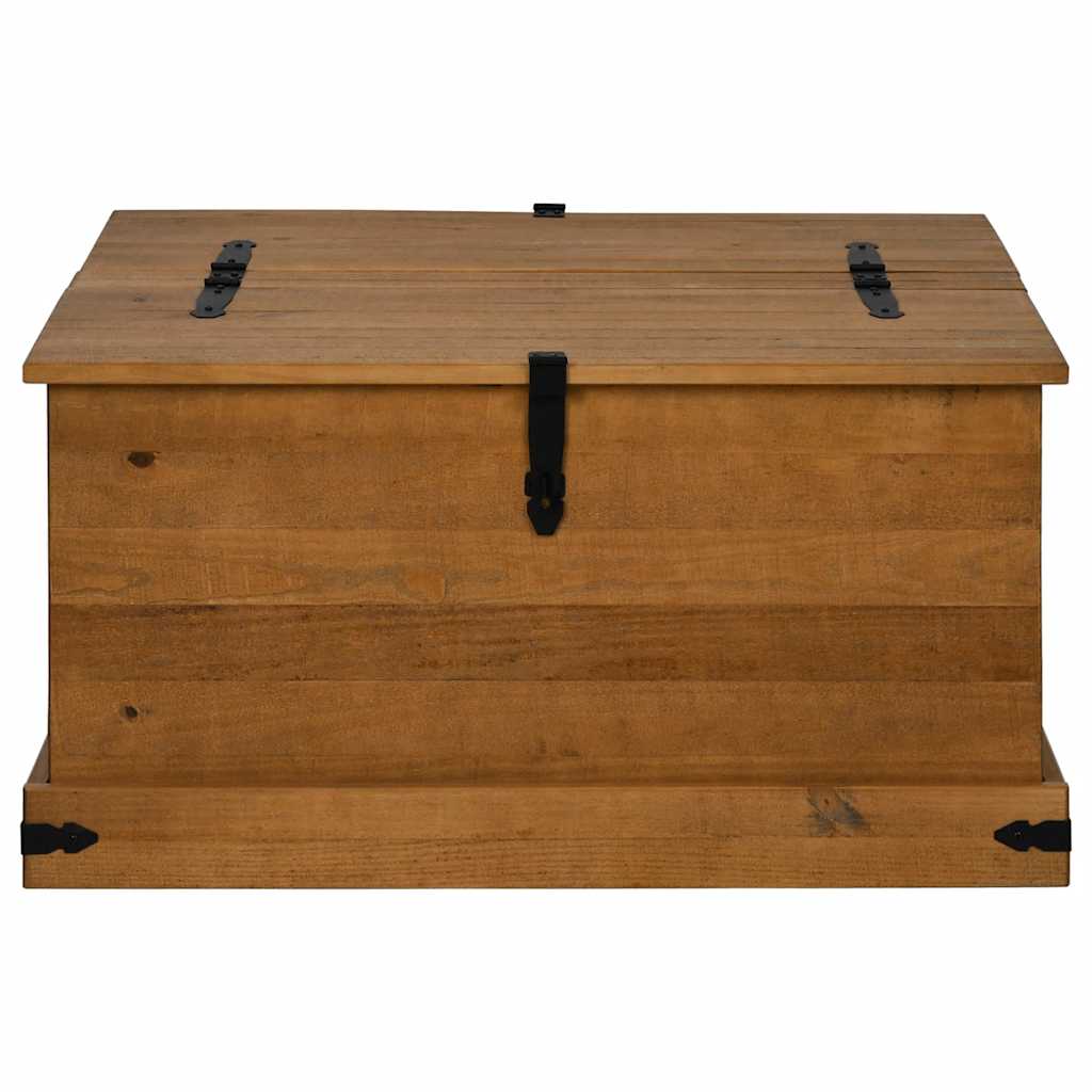 Coffre de rangement HALDEN 91x91x47 cm bois massif pin - XIOS