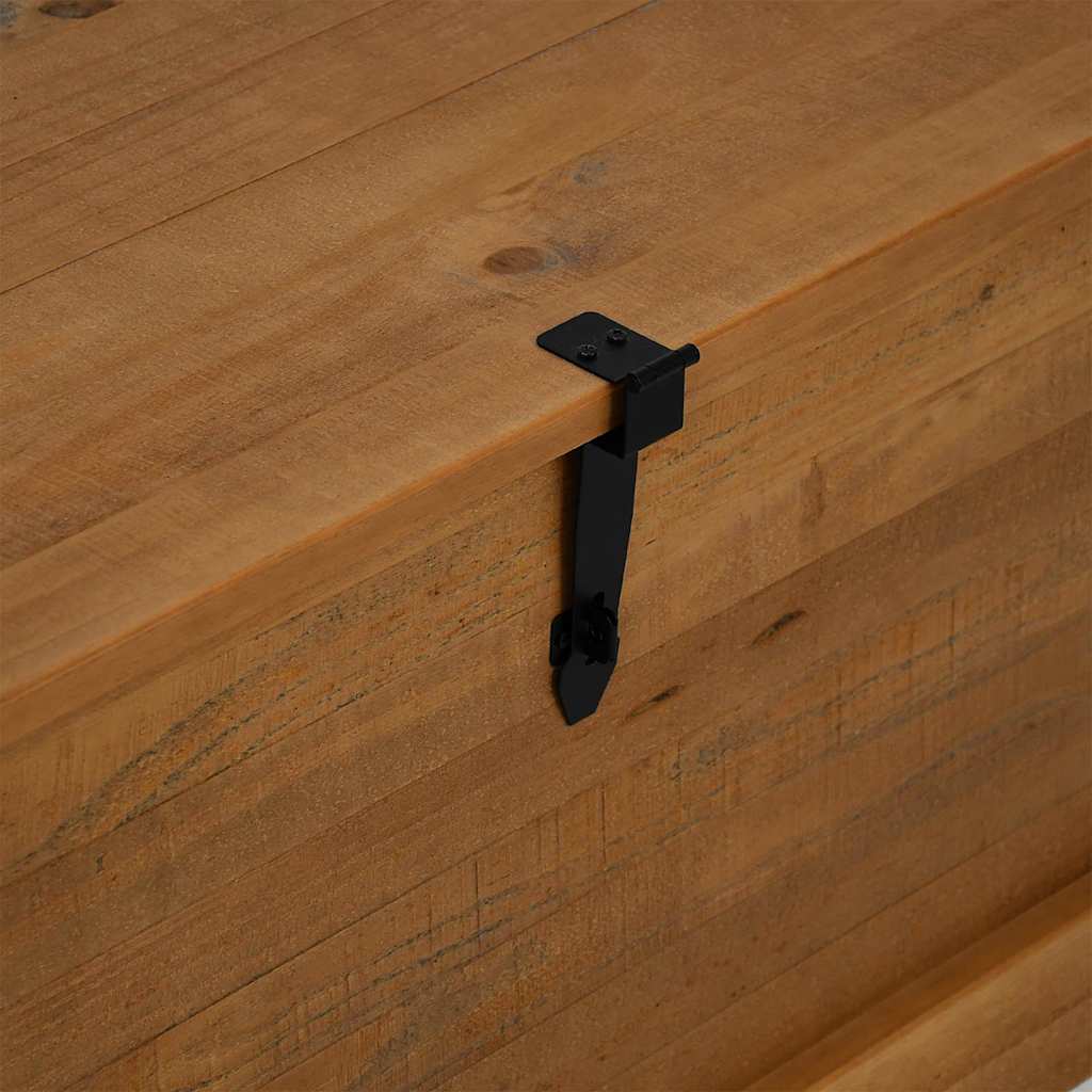 Coffre de rangement HALDEN 91x91x47 cm bois massif pin - XIOS