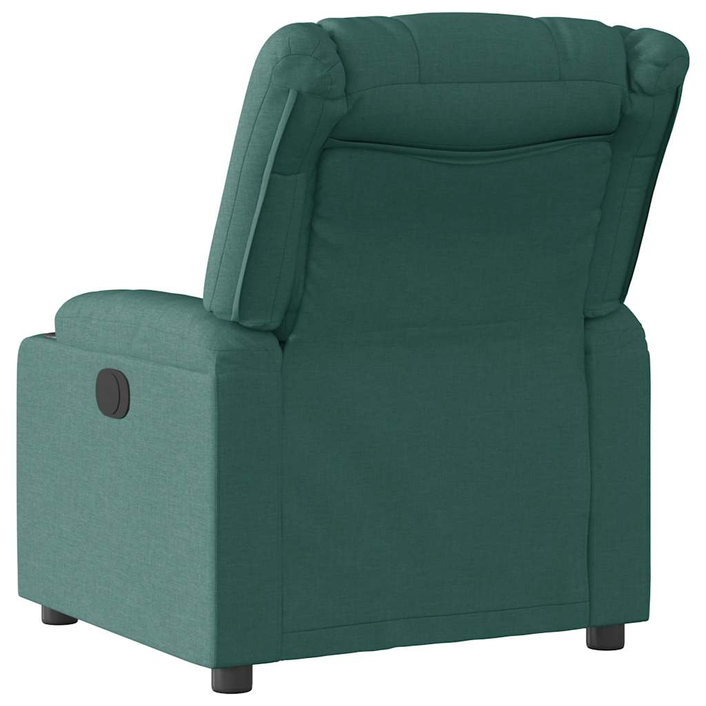 Fauteuil inclinable électrique Vert foncé Tissu - XIOS
