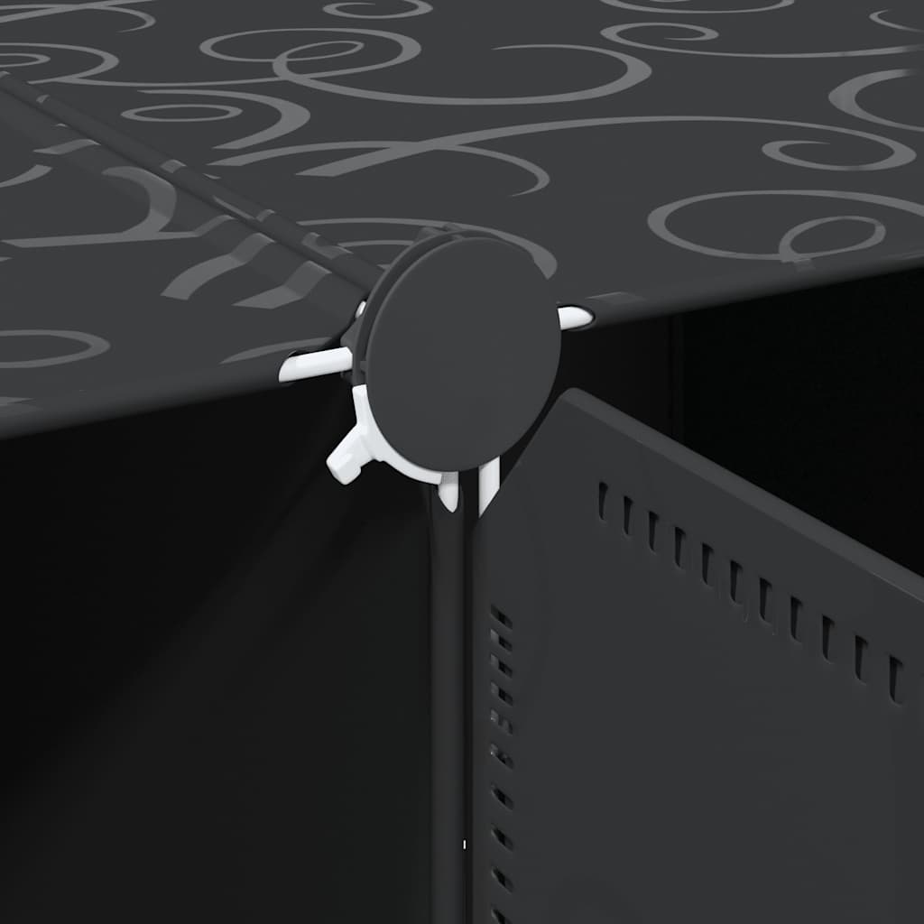 Cubes de rangement 12 pcs avec tiges de suspension PP - XIOS