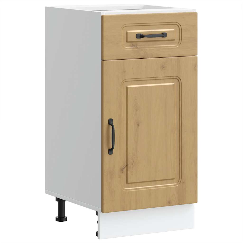 Armoire de cuisine Kalmar chêne artisanal bois d'ingénierie Meubles de cuisine vidaXL