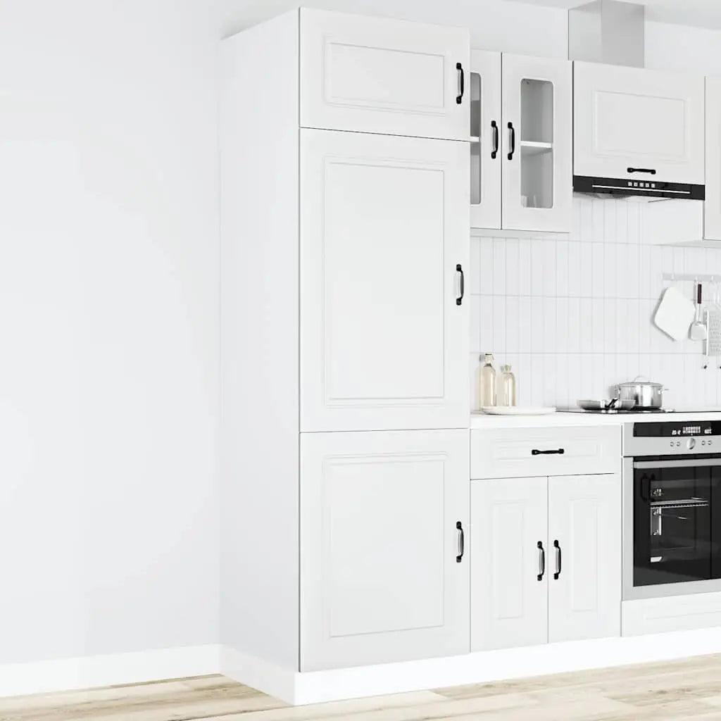 Armoire de cuisine Kalmar blanc bois d’ingénierie - XIOS