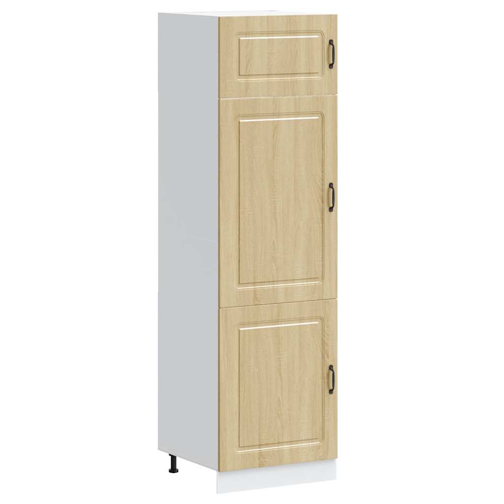 Armoire de cuisine Kalmar chêne sonoma bois d'ingénierie