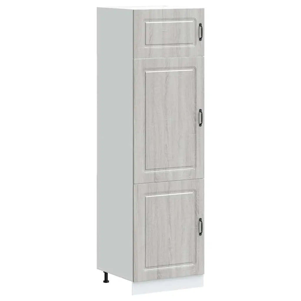 Armoire de cuisine Kalmar sonoma gris bois d’ingénierie - XIOS
