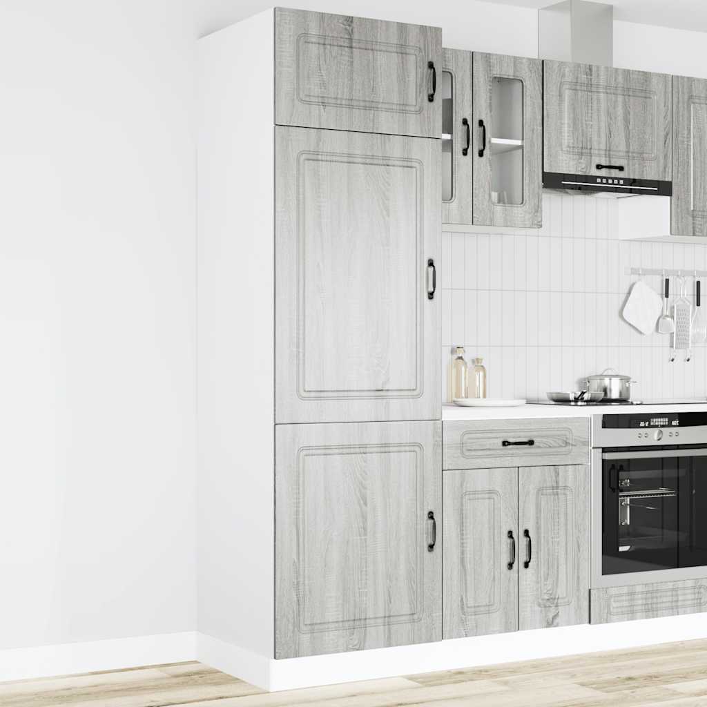Armoire de cuisine Kalmar sonoma gris bois d'ingénierie - XIOS