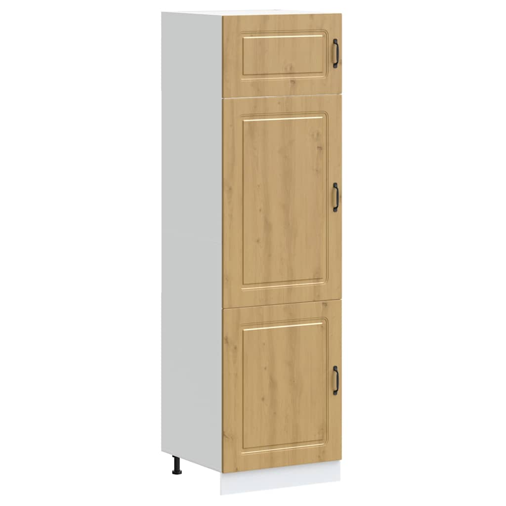 Armoire de cuisine Kalmar chêne artisanal bois d'ingénierie - XIOS