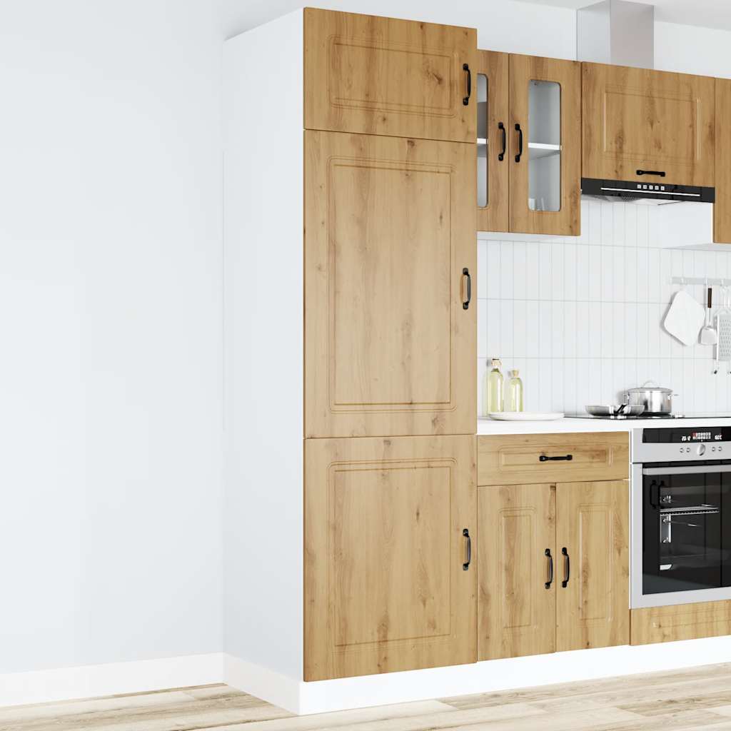 Armoire de cuisine Kalmar chêne artisanal bois d'ingénierie - XIOS