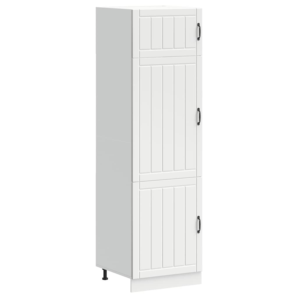 Armoire de cuisine Lucca blanc bois d'ingénierie - XIOS