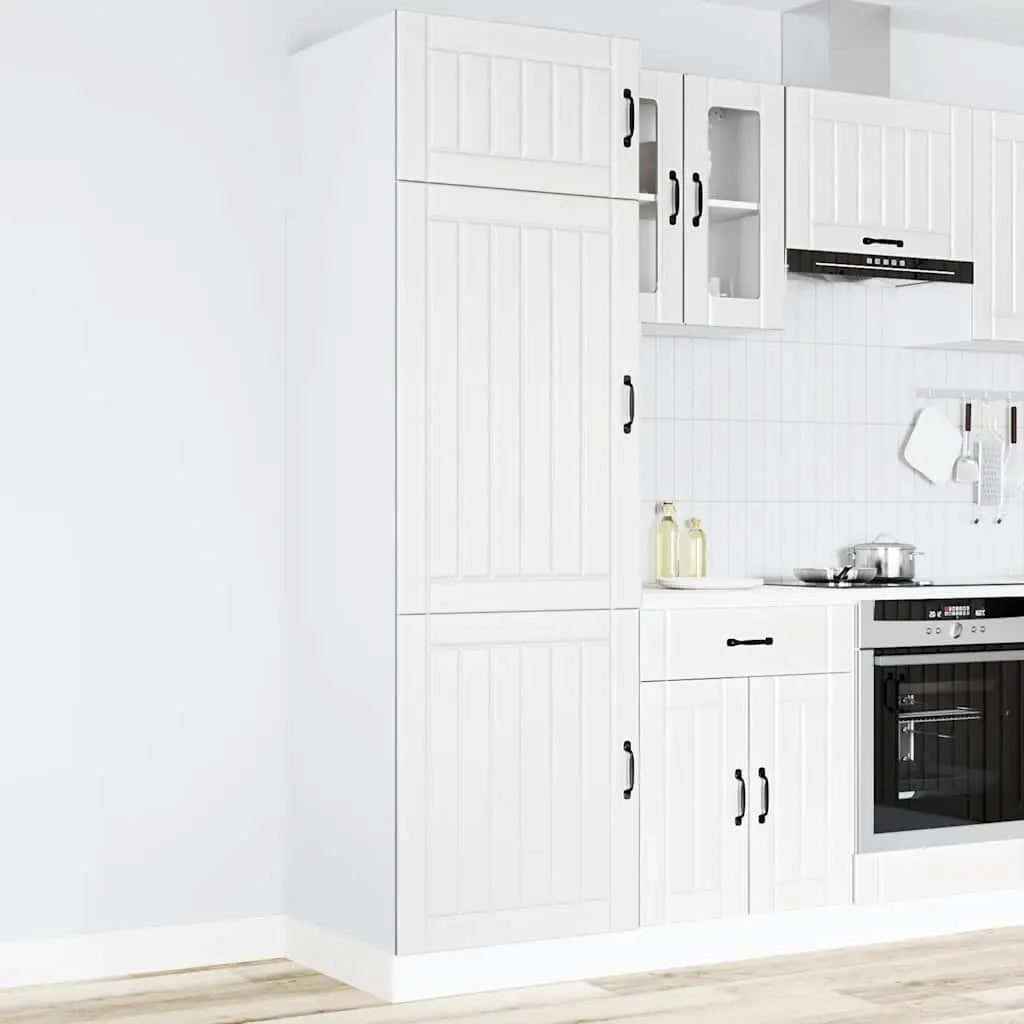 Armoire de cuisine Lucca blanc bois d’ingénierie - XIOS