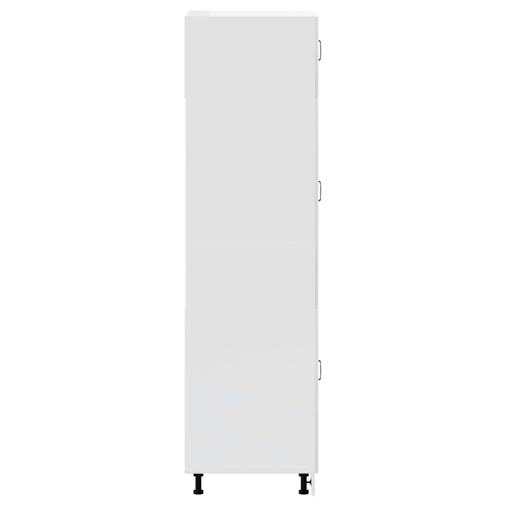Armoire de cuisine Lucca blanc brillant bois d'ingénierie - XIOS