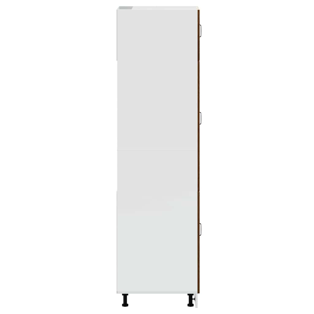 Armoire de cuisine Lucca chêne marron bois d'ingénierie - XIOS