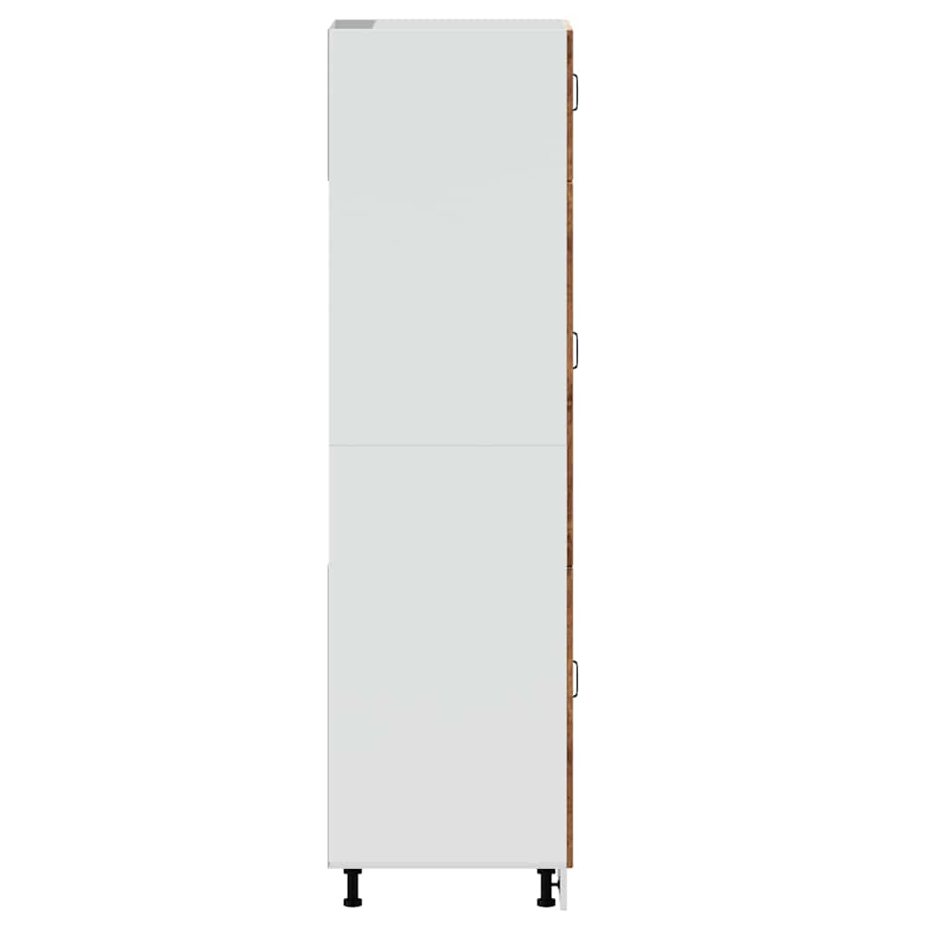 Armoire de cuisine Lucca vieux bois bois d'ingénierie - XIOS