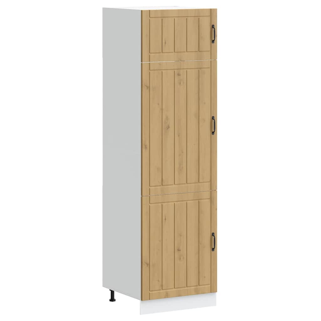 Armoire de cuisine Lucca chêne artisanal bois d'ingénierie - XIOS