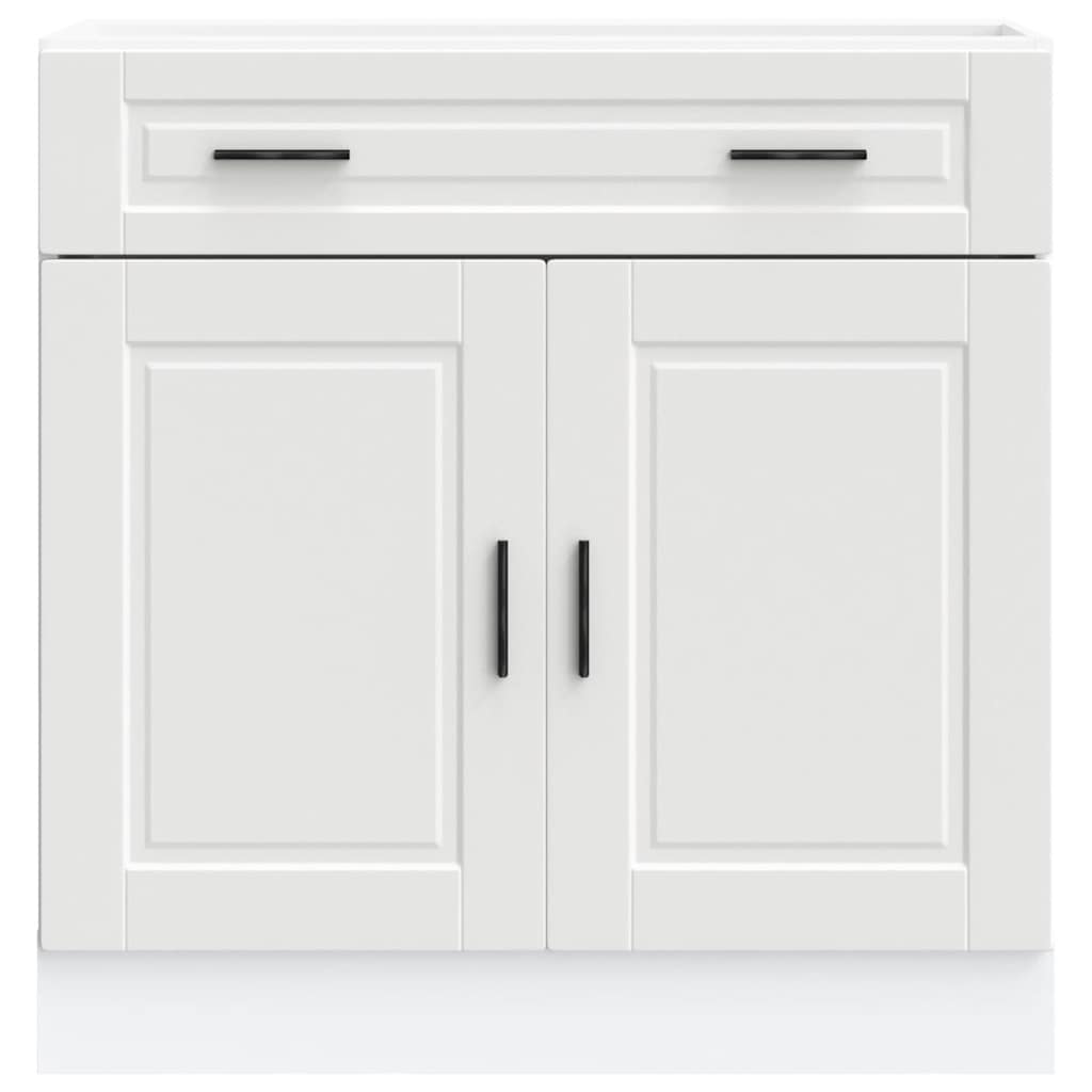 Armoire de cuisine Porto blanc bois d'ingénierie - XIOS