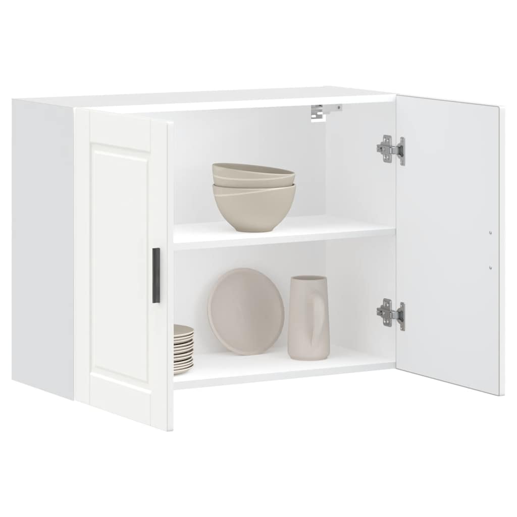Armoire murale de cuisine Porto blanc bois d'ingénierie - XIOS