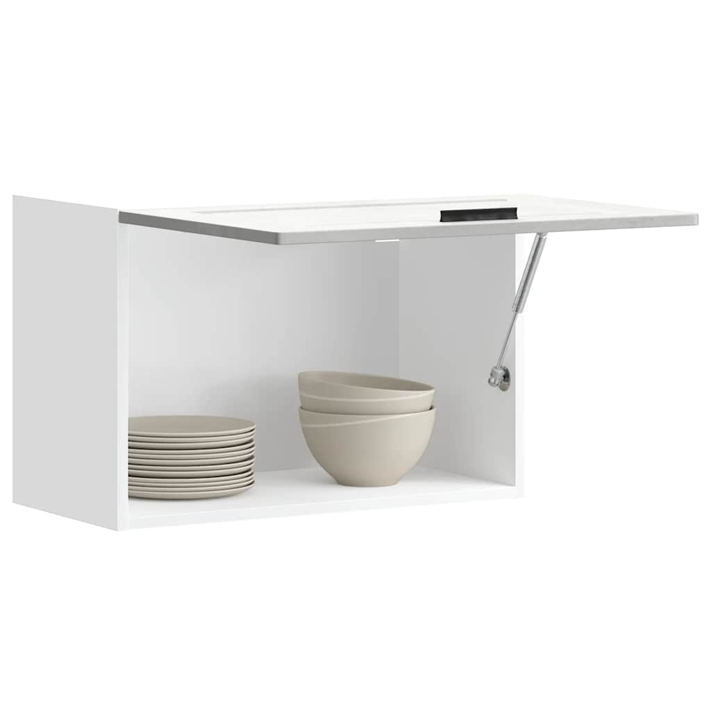 Armoire murale de cuisine Porto gris béton bois d'ingénierie Meubles de cuisine vidaXL