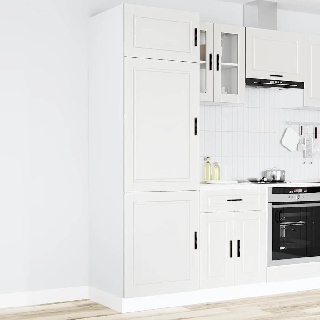 Armoire de cuisine Porto blanc bois d'ingénierie - XIOS