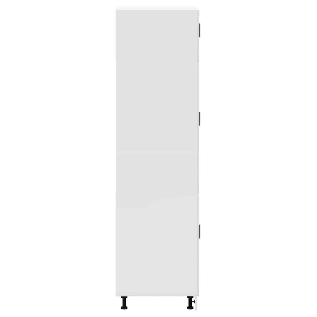 Armoire de cuisine Porto blanc brillant bois d'ingénierie - XIOS