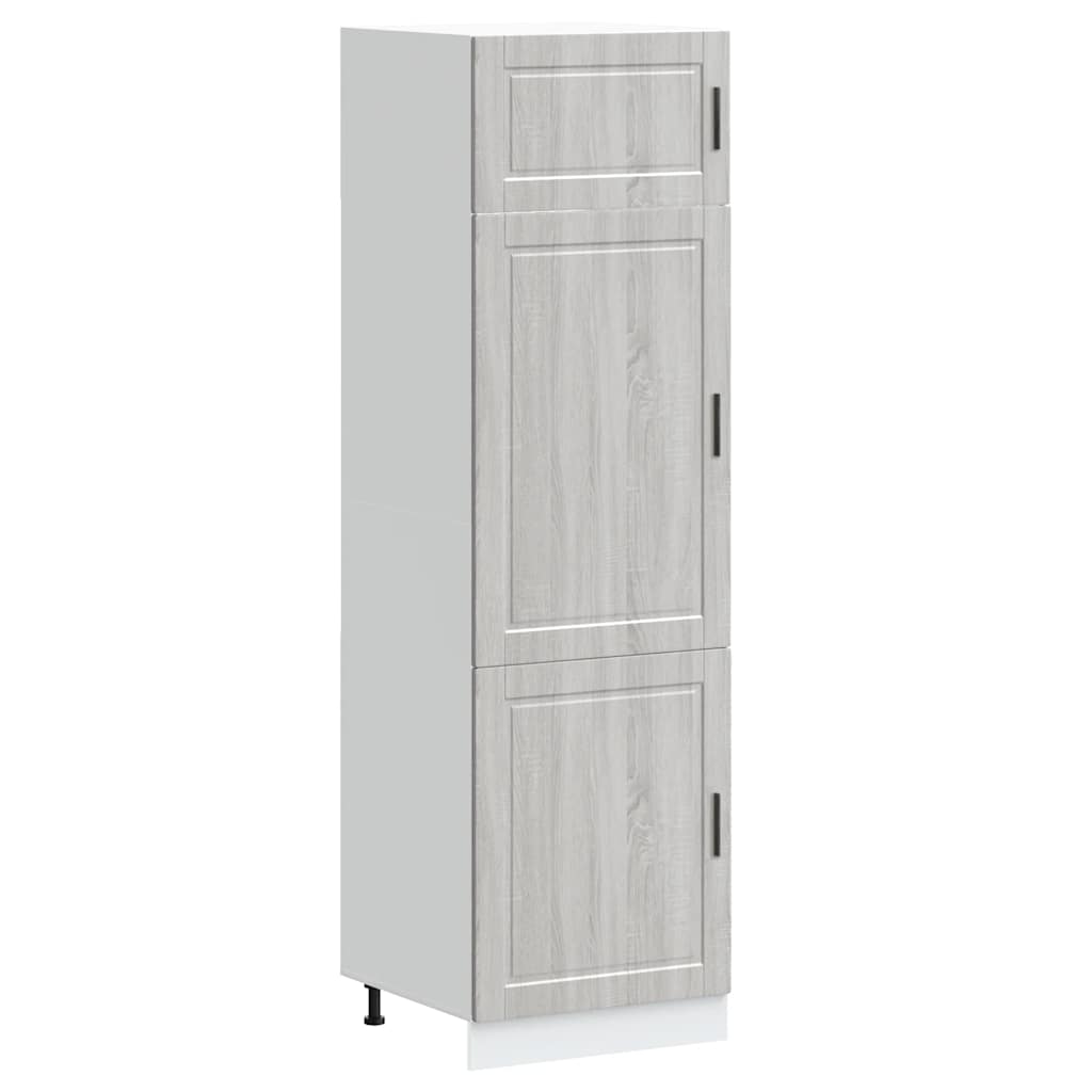 Armoire de cuisine Porto sonoma gris bois d'ingénierie - XIOS