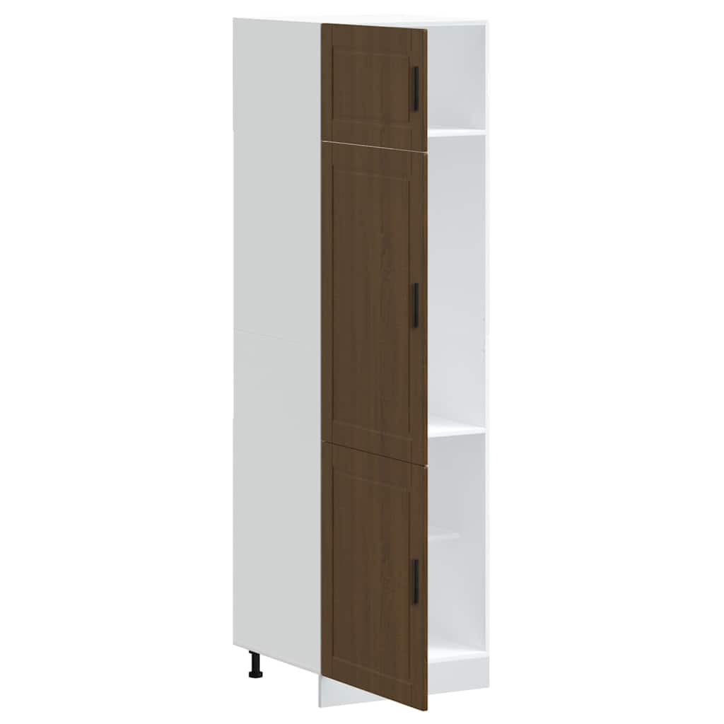 Armoire de cuisine Porto chêne marron bois d'ingénierie - XIOS