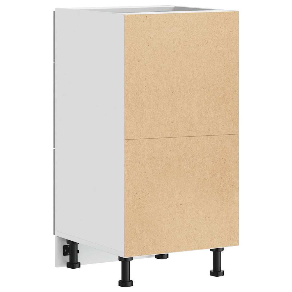 Meuble bas "Lyon" Gris béton 40 x 46 x 81,5 cm Bois d'ingénierie - XIOS