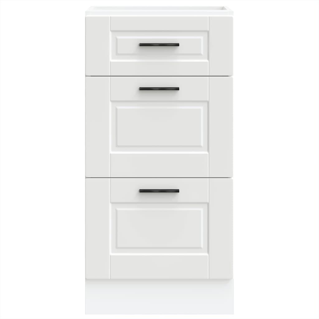 Armoire de cuisine Porto blanc bois d'ingénierie - XIOS