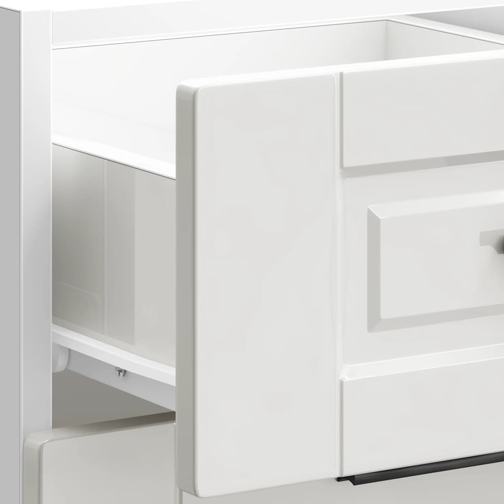 Meuble bas de cuisine « Porto » Bois d'ingénierie blanc brillant - XIOS