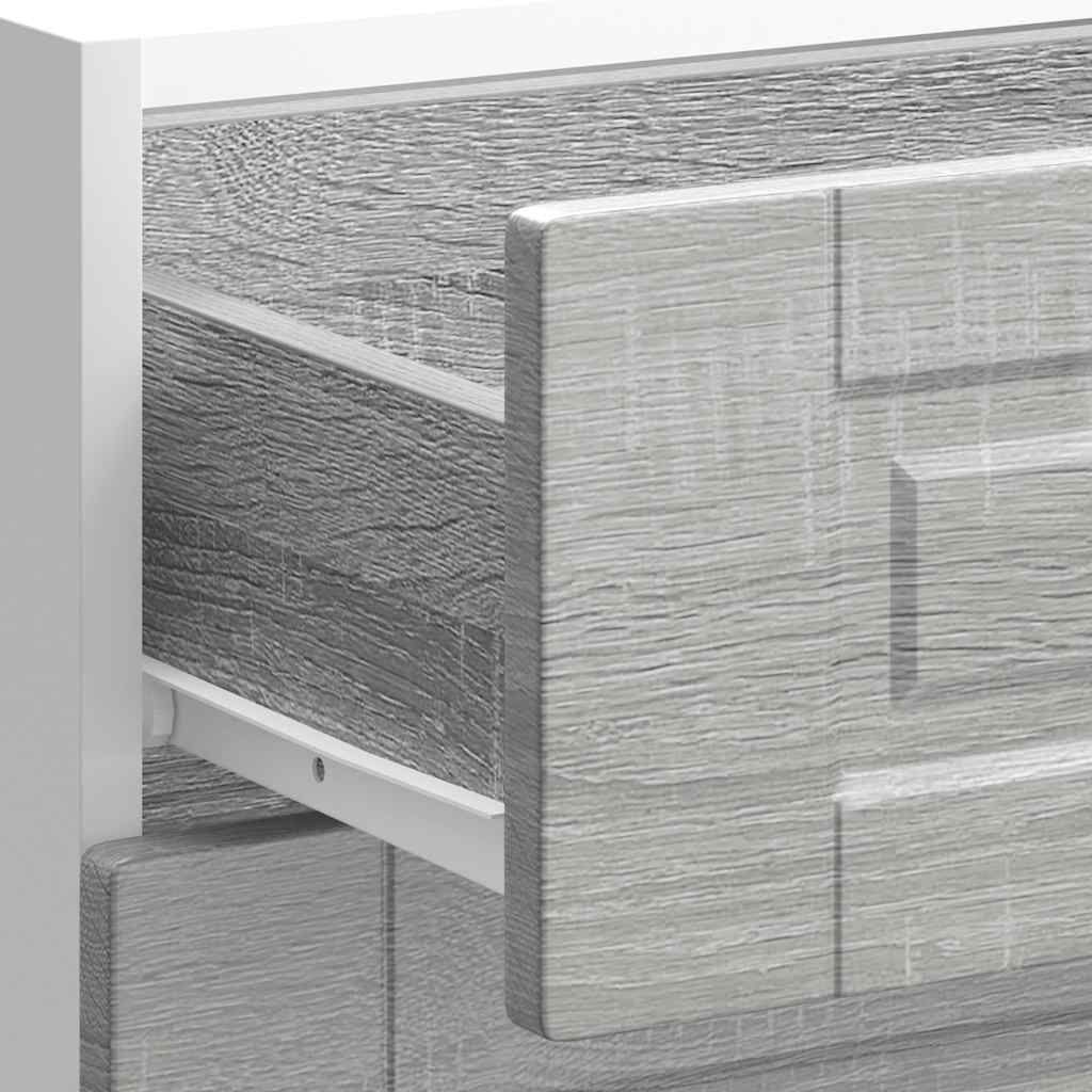 Armoire de cuisine Porto sonoma gris bois d'ingénierie - XIOS