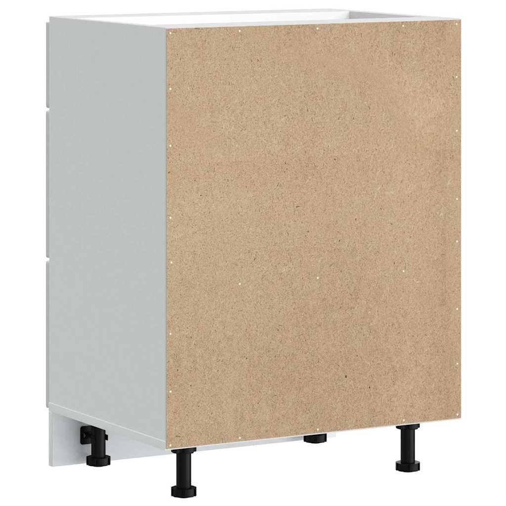 Armoire de cuisine Lucca blanc bois d'ingénierie - XIOS