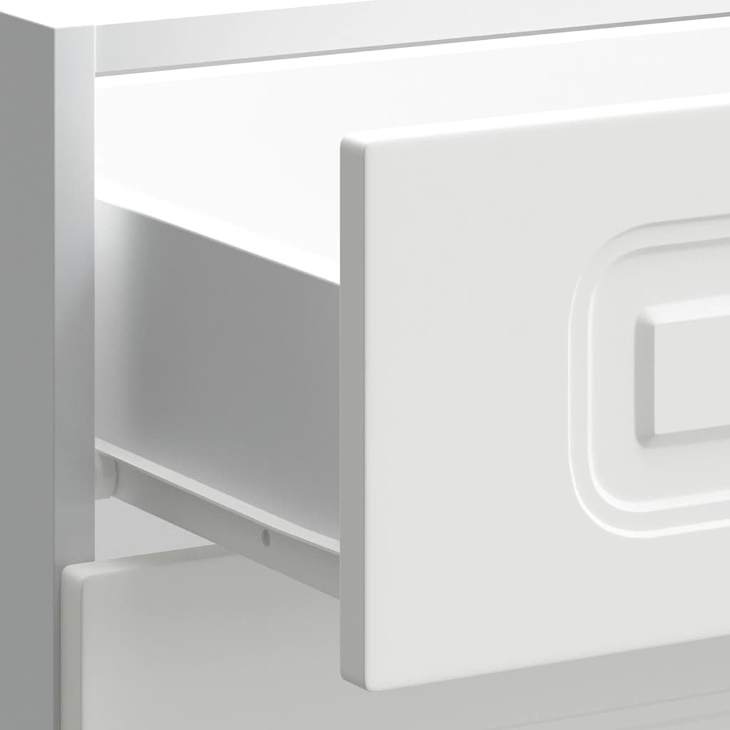 Armoire de cuisine Kalmar blanc bois d'ingénierie - XIOS