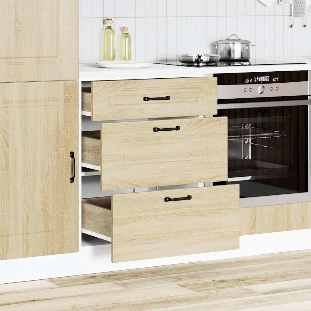 Armoire de cuisine Kalmar chêne sonoma bois d'ingénierie - XIOS