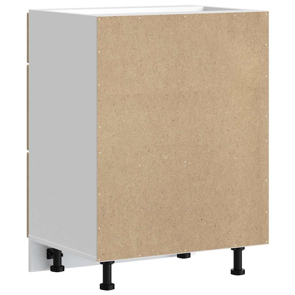 Armoire de cuisine Kalmar chêne artisanal bois d'ingénierie - XIOS