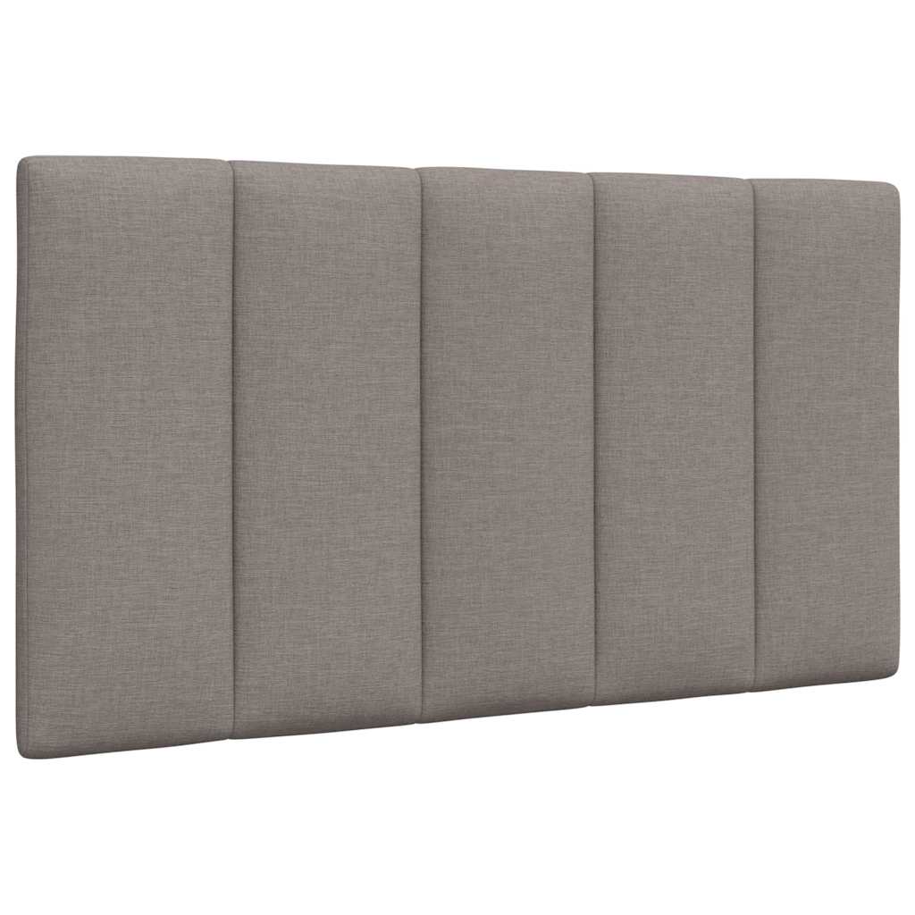 Cadre de lit sans matelas Hanko taupe 90x200 cm tissu
