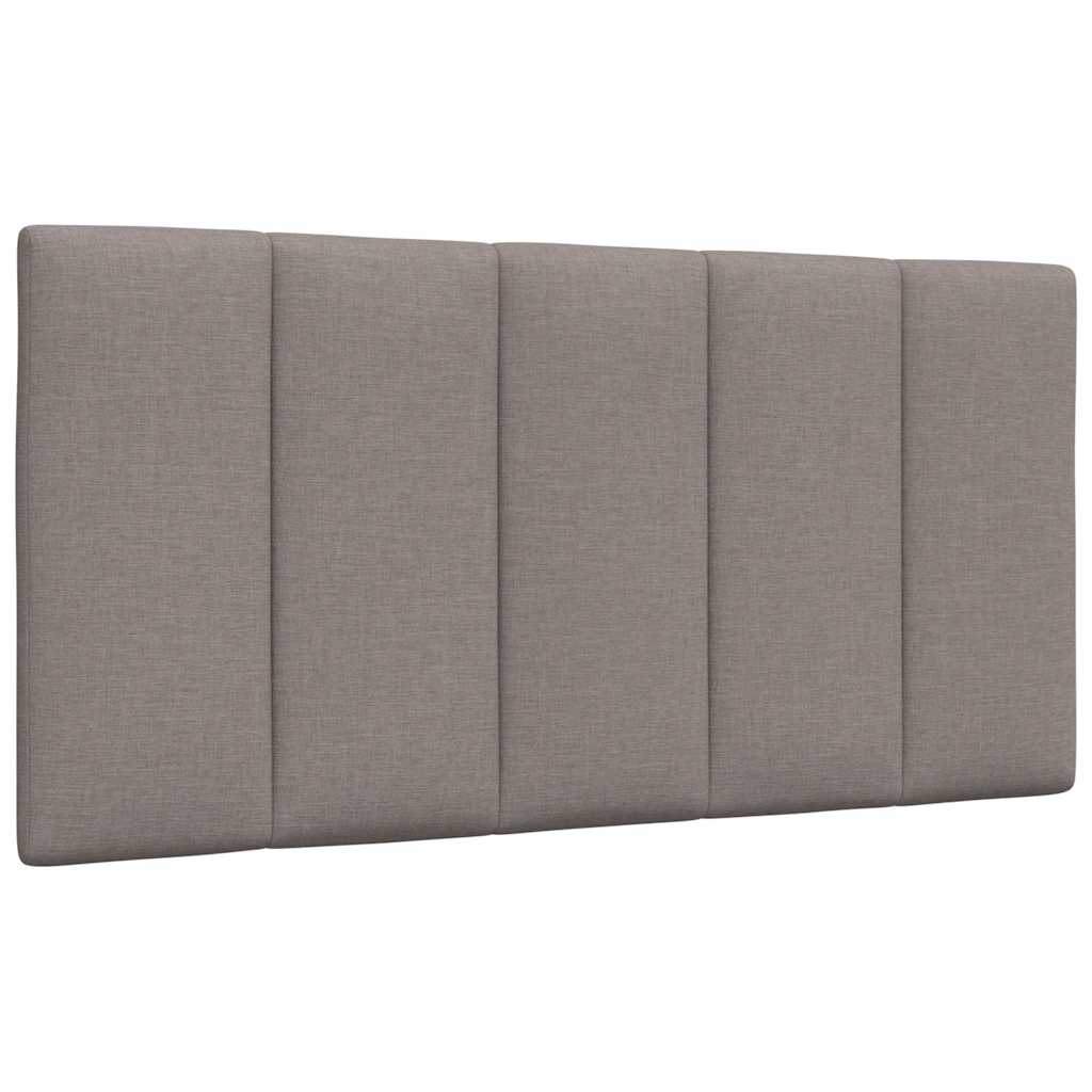 Cadre de lit sans matelas Hanko taupe 100x200 cm tissu