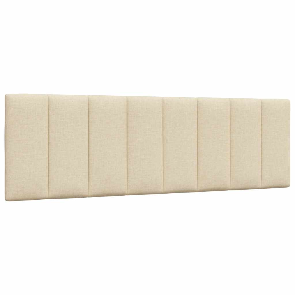 Cadre de lit sans matelas Hanko crème 160x200 cm tissu - XIOS