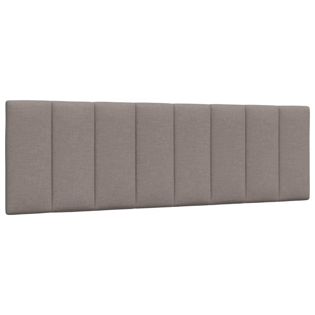 Cadre de lit sans matelas Hanko taupe 160x200 cm tissu - XIOS