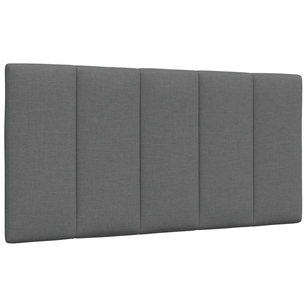 Lit avec matelas Hanko gris foncé 100x200 cm tissu - XIOS