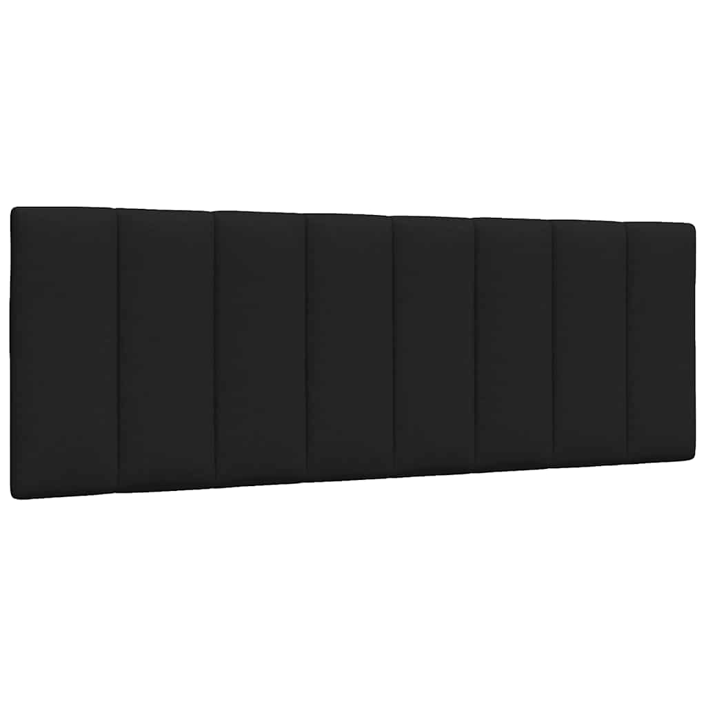 Lit avec matelas Hanko noir 120x200 cm tissu - XIOS