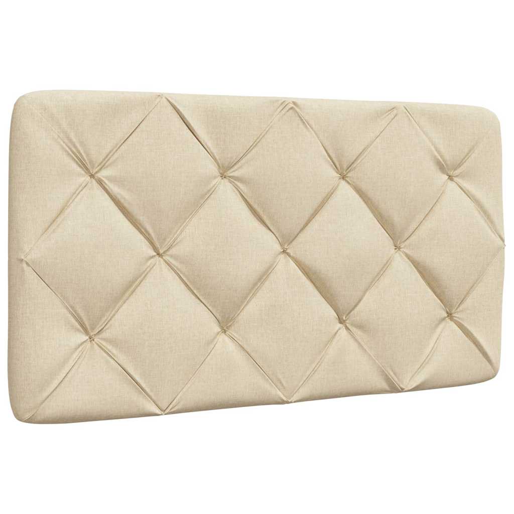 Cadre de lit sans matelas crème 80x200 cm tissu - XIOS