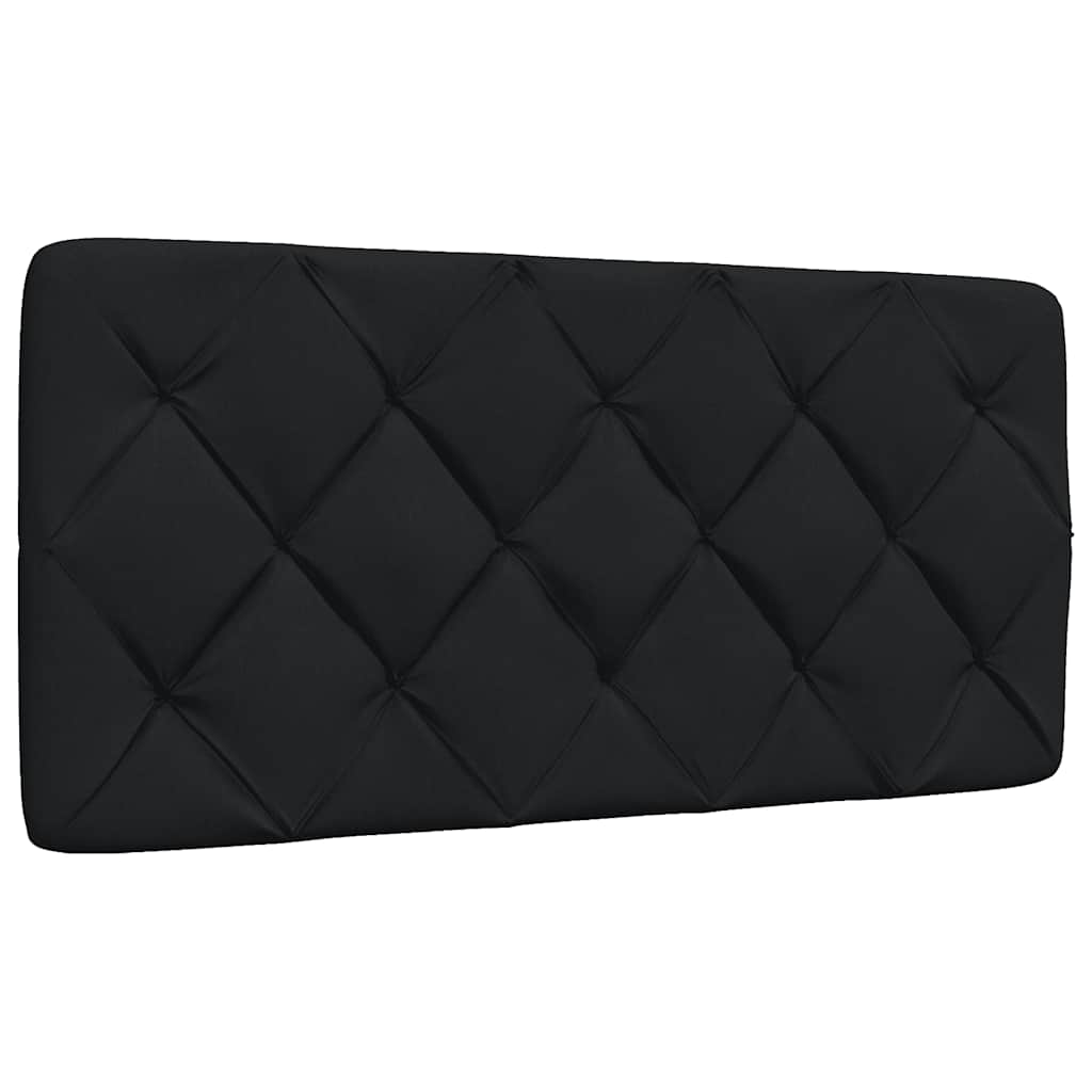 Cadre de lit avec LED sans matelas noir 100x200 cm tissu - XIOS