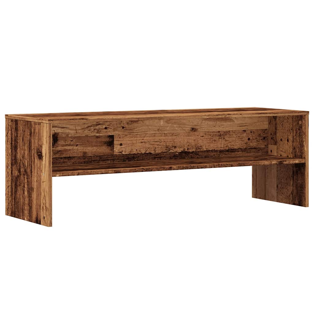 Meuble TV vieux bois 120x40x40 cm bois d'ingénierie - XIOS