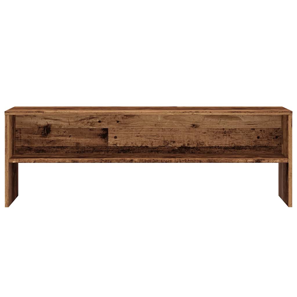 Meuble TV vieux bois 120x40x40 cm bois d'ingénierie - XIOS