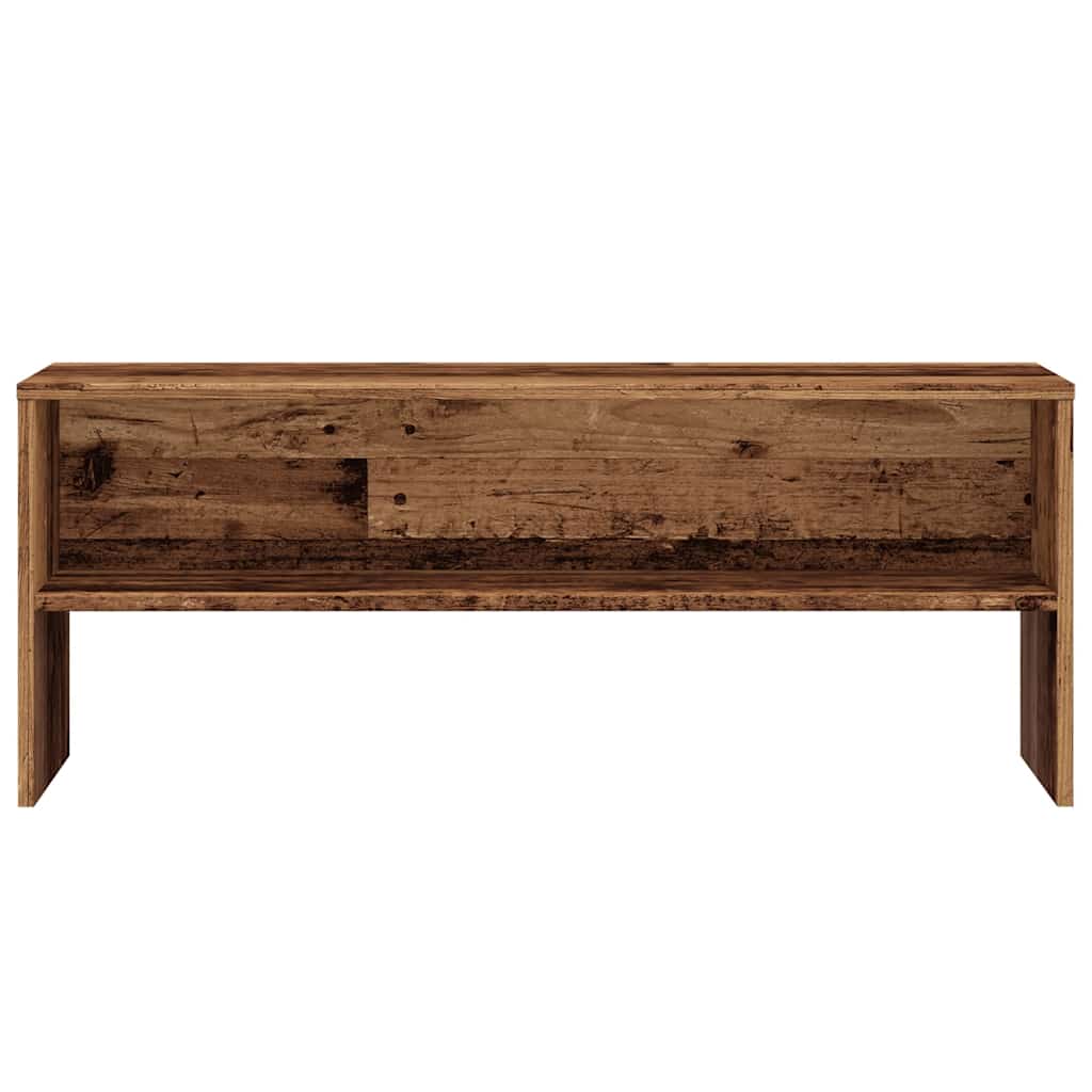 Meuble TV vieux bois 100x40x40 cm bois d'ingénierie - XIOS