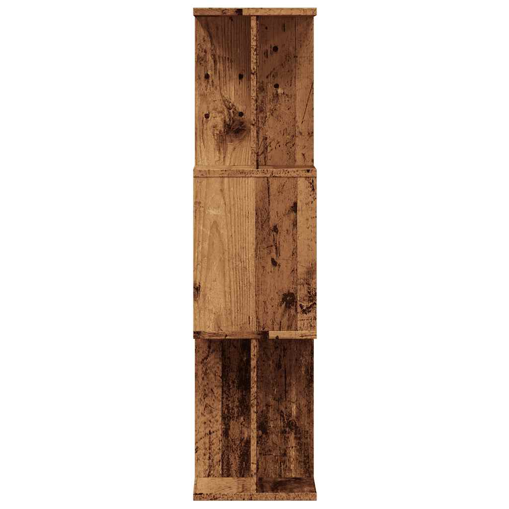 Bibliothèque vieux bois 80x24x96 cm bois d'ingénierie - XIOS